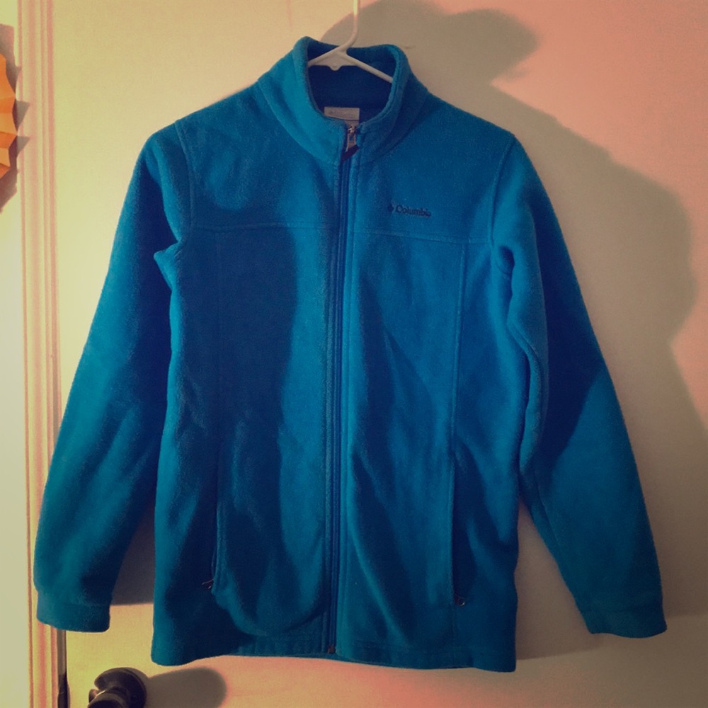 A blue jacket